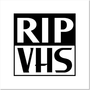 RIP VHS Block Posters and Art